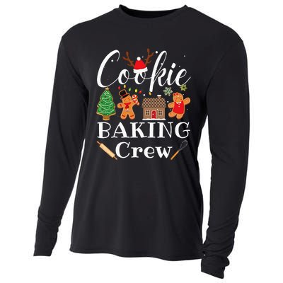 Christmas Cookie Baking Crew Family Baking Team Cooling Performance Long Sleeve Crew