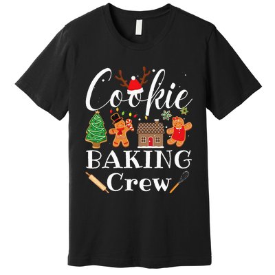 Christmas Cookie Baking Crew Family Baking Team Premium T-Shirt