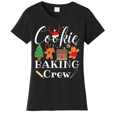 Christmas Cookie Baking Crew Family Baking Team Women's T-Shirt