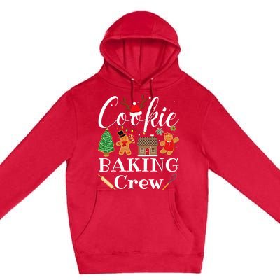 Christmas Cookie Baking Crew Family Baking Team Premium Pullover Hoodie