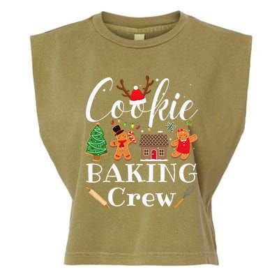 Christmas Cookie Baking Crew Family Baking Team Garment-Dyed Women's Muscle Tee