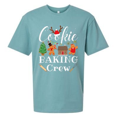 Christmas Cookie Baking Crew Family Baking Team Sueded Cloud Jersey T-Shirt