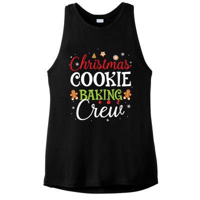 Christmas Cookie Baking Crew Funny Cookie Xmas Gifts Ladies PosiCharge Tri-Blend Wicking Tank