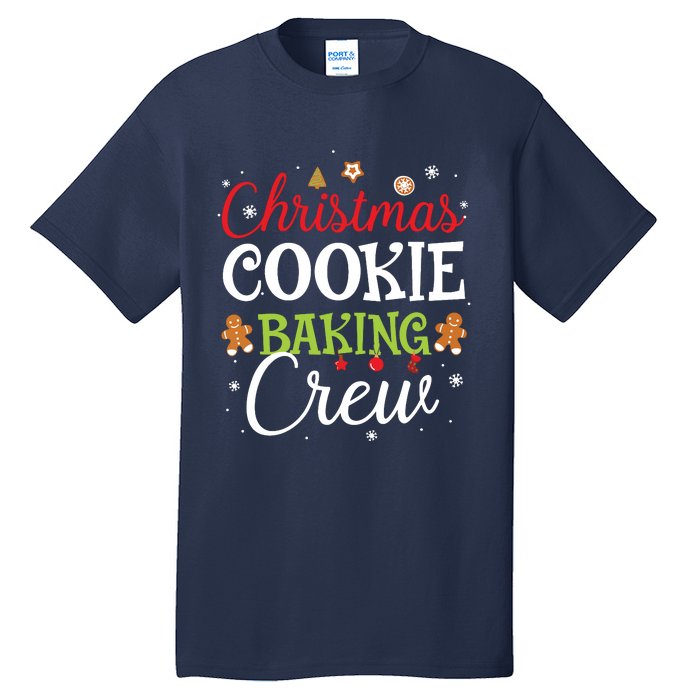 Christmas Cookie Baking Crew Funny Cookie Xmas Gifts Tall T-Shirt