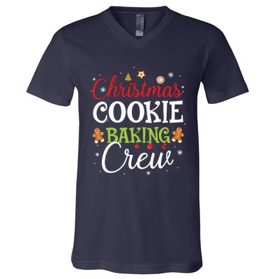 Christmas Cookie Baking Crew Funny Cookie Xmas Gifts V-Neck T-Shirt