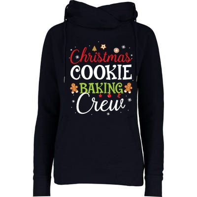 Christmas Cookie Baking Crew Funny Cookie Xmas Gifts Womens Funnel Neck Pullover Hood