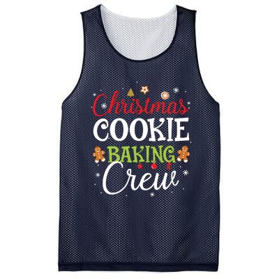 Christmas Cookie Baking Crew Funny Cookie Xmas Gifts Mesh Reversible Basketball Jersey Tank