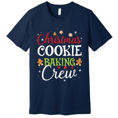 Christmas Cookie Baking Crew Funny Cookie Xmas Gifts Premium T-Shirt