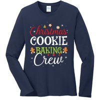 Christmas Cookie Baking Crew Funny Cookie Xmas Gifts Ladies Long Sleeve Shirt