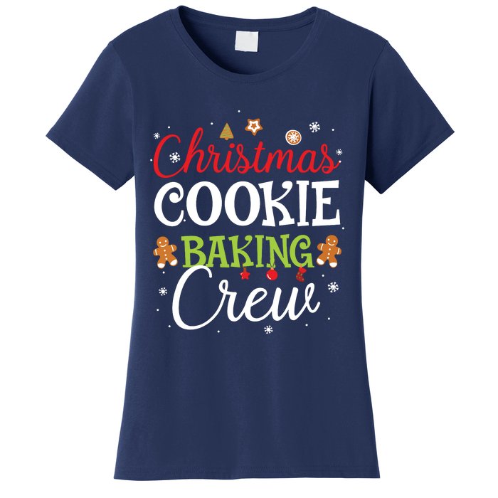 Christmas Cookie Baking Crew Funny Cookie Xmas Gifts Women's T-Shirt