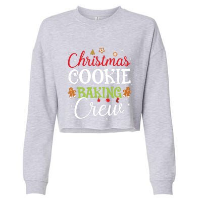 Christmas Cookie Baking Crew Funny Cookie Xmas Gifts Cropped Pullover Crew