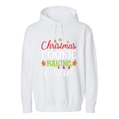 Christmas Cookie Baking Crew Funny Cookie Xmas Gifts Garment-Dyed Fleece Hoodie