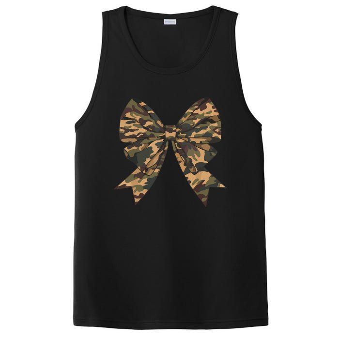 Camo Coquette Bow Duck Hunting Hunter PosiCharge Competitor Tank