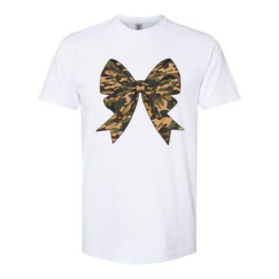 Camo Coquette Bow Duck Hunting Hunter Softstyle® CVC T-Shirt