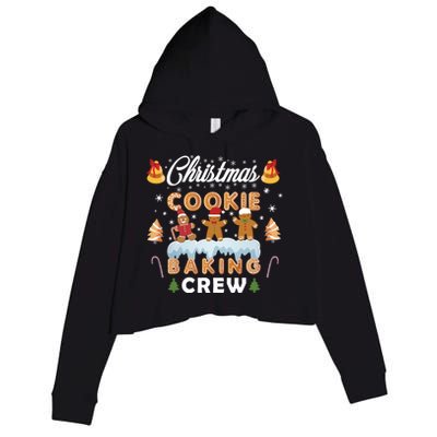 Christmas Cookie Baking Crew Great Gift Crop Fleece Hoodie