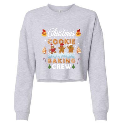 Christmas Cookie Baking Crew Great Gift Cropped Pullover Crew