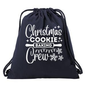 Christmas Cookie Baking Crew Gift Drawstring Bag