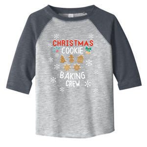 Christmas Cookie Baking Crew Xmas Cookie Exchange Santa Gift Toddler Fine Jersey T-Shirt