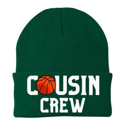 Cousin Crew Basketball Squad Family Friends Funny Basketball Knit Cap Winter Beanie