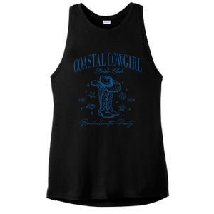 Coastal Cowgirl Bride Club Beach Bachelorette Party 2024 Ladies PosiCharge Tri-Blend Wicking Tank