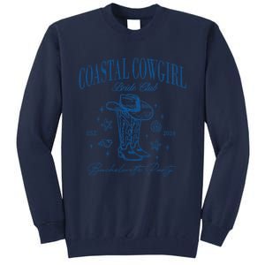 Coastal Cowgirl Bride Club Beach Bachelorette Party 2024 Tall Sweatshirt