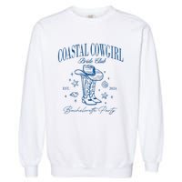 Coastal Cowgirl Bride Club Beach Bachelorette Party 2024 Garment-Dyed Sweatshirt