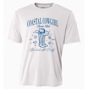 Coastal Cowgirl Bride Club Beach Bachelorette Party 2024 Cooling Performance Crew T-Shirt