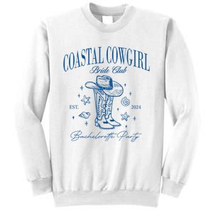 Coastal Cowgirl Bride Club Beach Bachelorette Party 2024 Sweatshirt