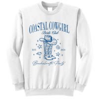 Coastal Cowgirl Bride Club Beach Bachelorette Party 2024 Sweatshirt