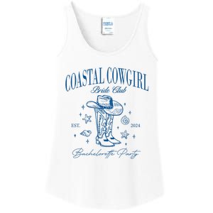 Coastal Cowgirl Bride Club Beach Bachelorette Party 2024 Ladies Essential Tank