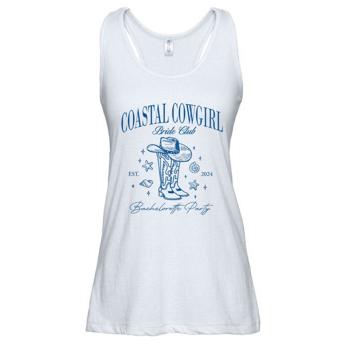 Coastal Cowgirl Bride Club Beach Bachelorette Party 2024 Ladies Essential Flowy Tank