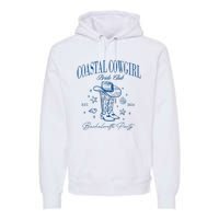 Coastal Cowgirl Bride Club Beach Bachelorette Party 2024 Premium Hoodie