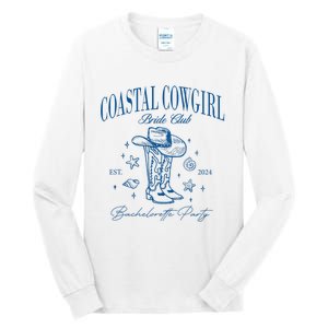 Coastal Cowgirl Bride Club Beach Bachelorette Party 2024 Tall Long Sleeve T-Shirt