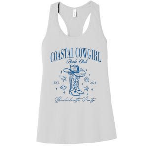 Coastal Cowgirl Bride Club Beach Bachelorette Party 2024 Women's Racerback Tank