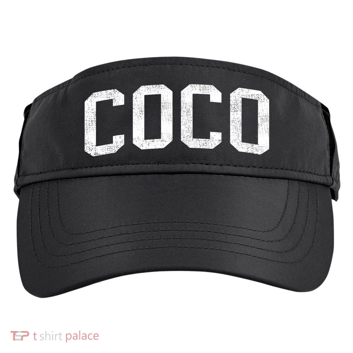 Coco Classic Bold Font Coco Birthday Gift Adult Drive Performance Visor