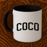 Coco Classic Bold Font Coco Birthday Gift Mug