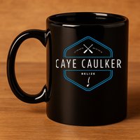 Caye Caulker Belize Beach Graphic 11oz C Handle Ceramic Mug
