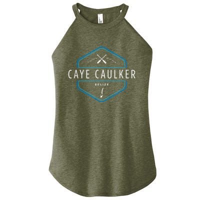 Caye Caulker Belize Beach Graphic Women’s Perfect Tri Rocker Tank