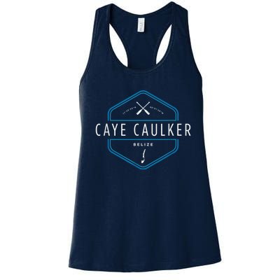 Caye Caulker Belize Beach Graphic Women's Racerback Tank