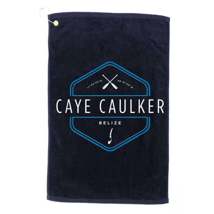 Caye Caulker Belize Beach Graphic Golf Towel