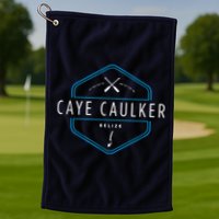 Caye Caulker Belize Beach Graphic Golf Towel