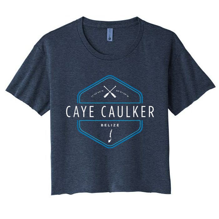 Caye Caulker Belize Beach Graphic Crop Top