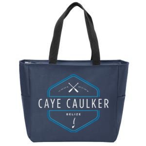 Caye Caulker Belize Beach Graphic Zip Tote Bag