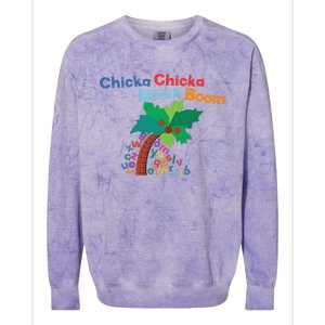 Chicka Chicka Boom Boom Costume Halloween Decorations Gifts Colorblast Crewneck Sweatshirt