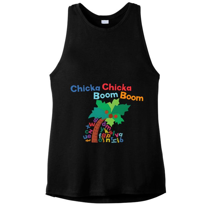 Chicka Chicka Boom Boom Costume Halloween Decorations Gifts Ladies PosiCharge Tri-Blend Wicking Tank
