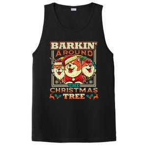 Chow Chow Barkin Around The Christmas Tree Dog PosiCharge Competitor Tank