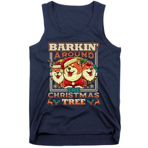 Chow Chow Barkin Around The Christmas Tree Dog Tank Top