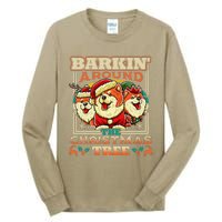 Chow Chow Barkin Around The Christmas Tree Dog Tall Long Sleeve T-Shirt