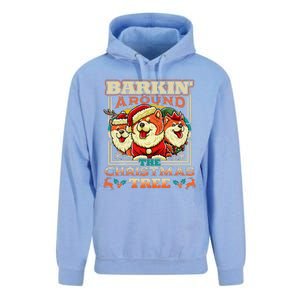 Chow Chow Barkin Around The Christmas Tree Dog Unisex Surf Hoodie