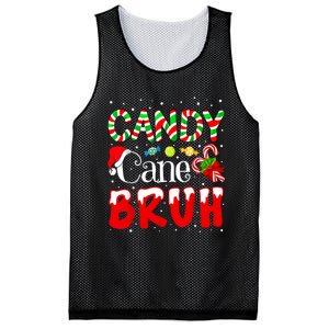 Candy Cane Bruh Christmas Love Candy Boy Mesh Reversible Basketball Jersey Tank